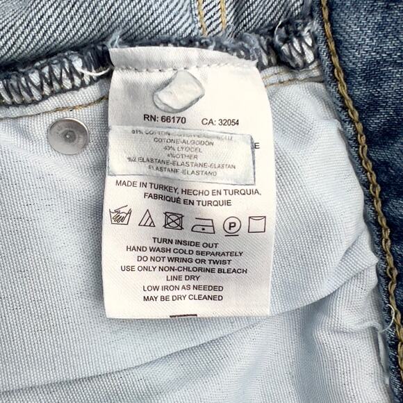 Script Pilcro & Letterpress Women's Skinny Jeans w/Pearls 26 Light Wash Stretchy - Picture 9 of 11